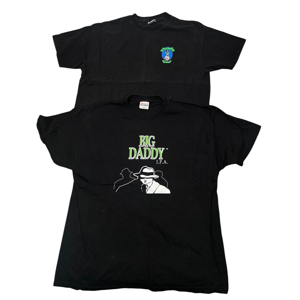 Hanes Beefy-T VTG Beer T-Shirt Lot Mens XL Black Rogue Dead Guy Speakeasy IPA